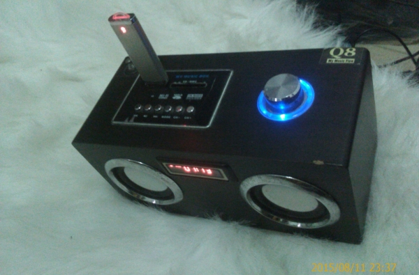 เครื่องเล่น MP3/FM/WMA คลาสสิคลายไม้ เครื่องเล่น MP3/FM/WMA คลาสสิคลายไม้