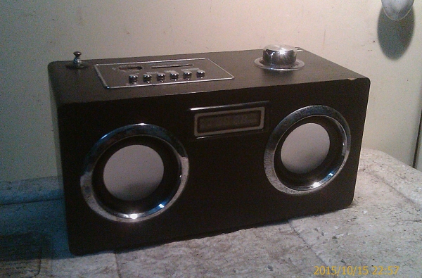 เครื่องเล่น MP3/FM/WMA คลาสสิคลายไม้