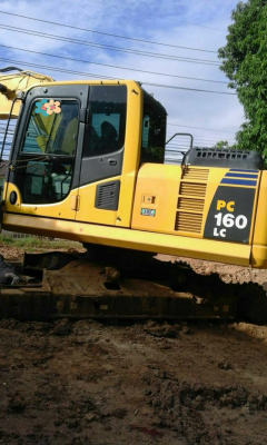 ขายรถแบคโฮ K0MATSU PC 160-8 เอกสารเล่มทะเบียน ราคา 1500000
