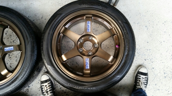 ล้อแม็ก Te37 ขอบ17 พร้อมยางสวยๆ