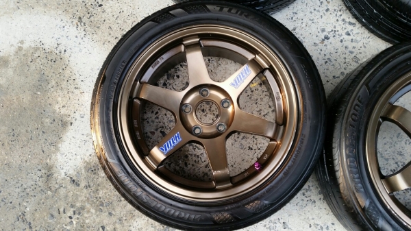 ล้อแม็ก Te37 ขอบ17 พร้อมยางสวยๆ