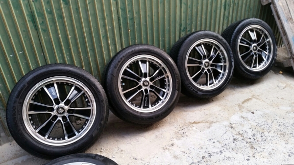 ล้อแม็กขอบ17พร้อมยางสวยๆ