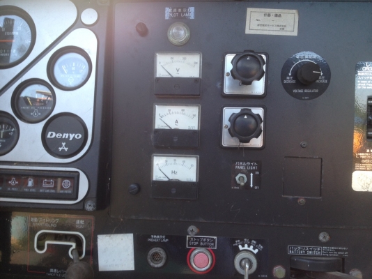 ขายเครื่องปั่นไฟสภาพดี มือสองจากญี่ปุ่น พร้อมใช้งาน