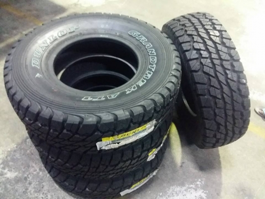 ยาง DUNLOP GRANDTREK AT1 31X10.5R15 เส้นละ 3,500 บาท