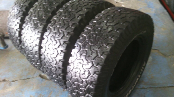 ขายยาง BF All   265/75 R16 ปี 08  จำนวน 1 ชุด  ขาย  5,000 บาท