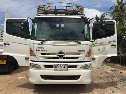 ขายรถพ่วง 22ล้อ HINO 344 ซีรีส์ 500 ปี 56 HiSpeed เบรคลม แม่ดั้มเสรีชัย ลูกไม่ดั้มเสรีชัย ลูกพ่วง3เพลายาว 7เมตร สภาพสวย