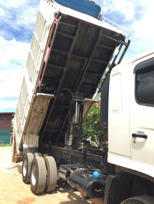 ขายรถพ่วง 22ล้อ HINO 344 ซีรีส์ 500 ปี 56 HiSpeed เบรคลม แม่ดั้มเสรีชัย ลูกไม่ดั้มเสรีชัย ลูกพ่วง3เพลายาว 7เมตร สภาพสวย