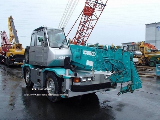 From Japanแท้ๆสวยๆ*รถเครนล้อยาง ขนาด 7ตัน :ยี่ห้อ KOBELCO RK70M-2 แบบขาตรง/ยกได้ 4.9 ตัน ราคาเพียง 1,150,000 บาท เท่านั้น สนใจติดต่อ 0819337688
