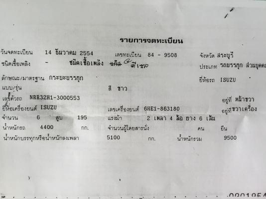 ขาย 6 ล้อ ติดเครน