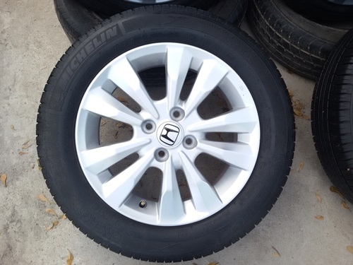 ขายล้อแม็กHONDA CITY ิ15 พร้อมยางปี13  4 ล้อ