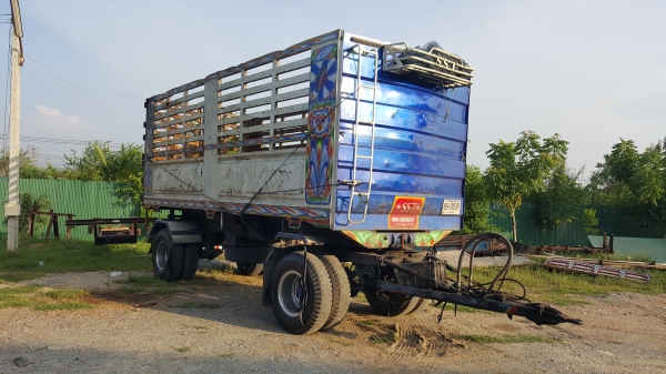 ขายรถพ่วง2คานดั้มรถ2ปียางบริสโตน8เส้นยาว6.20เมตรเล่มพร้อมโอน