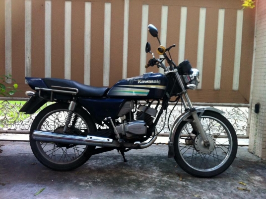 ขออนุญาติขาย KAWSAKI GTO 125 MARK 4 ตัวล่าสุด สีน้ำเงิน