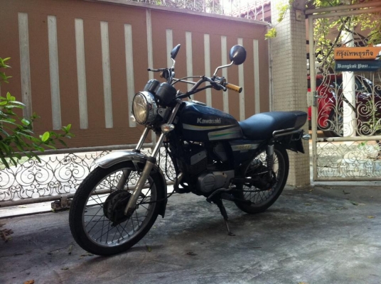 ขออนุญาติขาย KAWSAKI GTO 125 MARK 4 ตัวล่าสุด สีน้ำเงิน