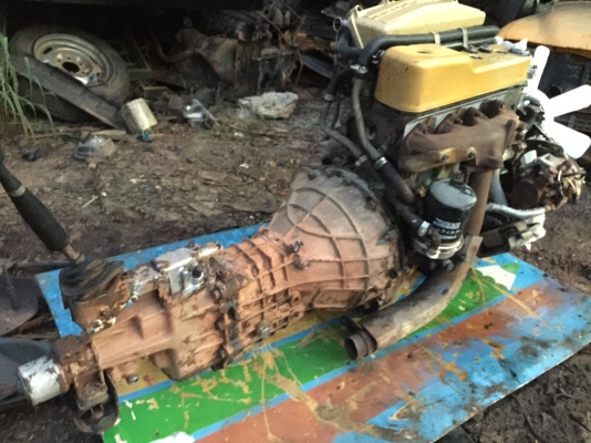 ขายเครื่องมังกรทอง  ISUZU 4-JA1 พร้อมเกียร์