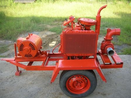 เครื่องสูบน้ำเอนกประสงค์ 4 สูบ ประหยัด ใช้เชื้อเพลิง LPG