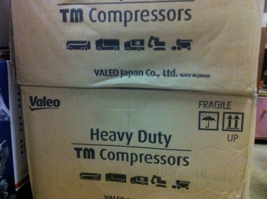 จำหน่าย คอมรถบัส รถบรรทุก valeo24v มีให้ใช้แล้วที่วิกรมแอร์บัส TM65,TM21