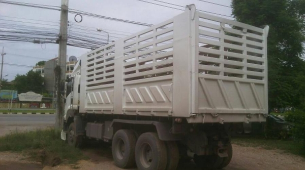 10ล้อ ISUZU DECA FXZ-360 ยูโร3 พ่วงแม่ลูกดั้มเกษตรสามมิตรฯ **ขาย ISUZU DECA-360 EURO-3 22ล้อพ่วง แม่/53 +ลูก/54 ดั้มเกษตรสามมิตร สภาพสวย บาง พร้อมใช้งาน ISUZU DECA FXZ-360 EURO-3 ปี53 เครื่องเดิม เกียร์เดิม แห้งดี แน่น แรง ไม่เยิ้ม