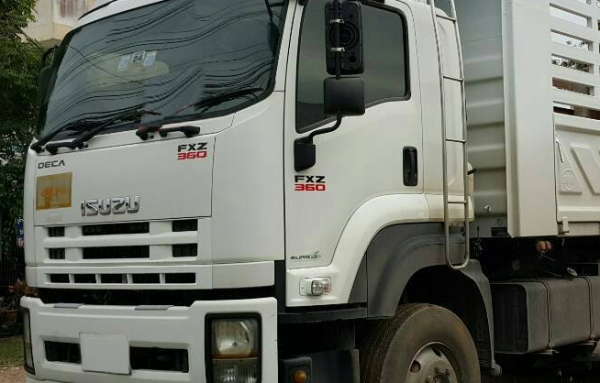 10ล้อ ISUZU DECA FXZ-360 ยูโร3 พ่วงแม่ลูกดั้มเกษตรสามมิตรฯ **ขาย ISUZU DECA-360 EURO-3 22ล้อพ่วง แม่/53 +ลูก/54 ดั้มเกษตรสามมิตร สภาพสวย บาง พร้อมใช้งาน ISUZU DECA FXZ-360 EURO-3 ปี53 เครื่องเดิม เกียร์เดิม แห้งดี แน่น แรง ไม่เยิ้ม