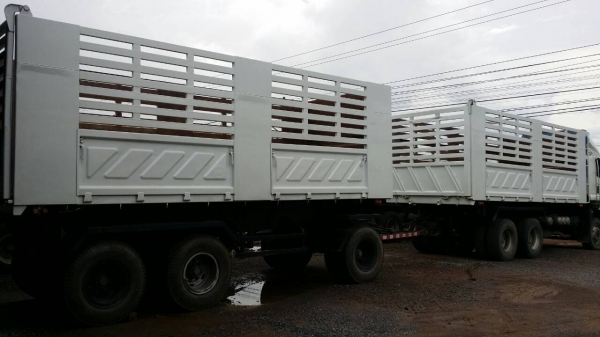 10ล้อ ISUZU DECA FXZ-360 ยูโร3 พ่วงแม่ลูกดั้มเกษตรสามมิตรฯ **ขาย ISUZU DECA-360 EURO-3 22ล้อพ่วง แม่/53 +ลูก/54 ดั้มเกษตรสามมิตร สภาพสวย บาง พร้อมใช้งาน ISUZU DECA FXZ-360 EURO-3 ปี53 เครื่องเดิม เกียร์เดิม แห้งดี แน่น แรง ไม่เยิ้ม