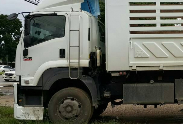 10ล้อ ISUZU DECA FXZ-360 ยูโร3 พ่วงแม่ลูกดั้มเกษตรสามมิตรฯ **ขาย ISUZU DECA-360 EURO-3 22ล้อพ่วง แม่/53 +ลูก/54 ดั้มเกษตรสามมิตร สภาพสวย บาง พร้อมใช้งาน ISUZU DECA FXZ-360 EURO-3 ปี53 เครื่องเดิม เกียร์เดิม แห้งดี แน่น แรง ไม่เยิ้ม