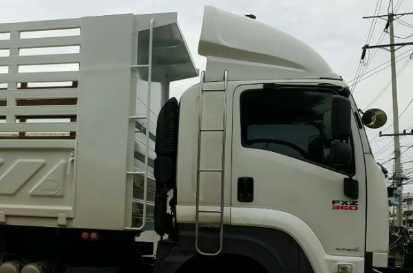 10ล้อ ISUZU DECA FXZ-360 ยูโร3 พ่วงแม่ลูกดั้มเกษตรสามมิตรฯ **ขาย ISUZU DECA-360 EURO-3 22ล้อพ่วง แม่/53 +ลูก/54 ดั้มเกษตรสามมิตร สภาพสวย บาง พร้อมใช้งาน ISUZU DECA FXZ-360 EURO-3 ปี53 เครื่องเดิม เกียร์เดิม แห้งดี แน่น แรง ไม่เยิ้ม