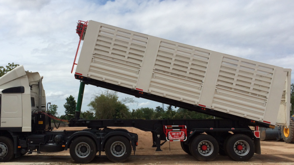 หางเซมิ ปี 58 ดั๊มหน้า เสาอากาศ 2 เพลา