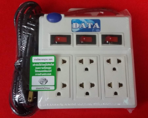 ปลั๊กพ่วงอุปกรณ์ไฟฟ้าแบบ Breaker