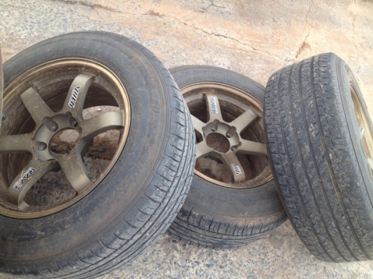 ขายล้อแม็ก TE 37 18 พร้อมยาง 265 60 18