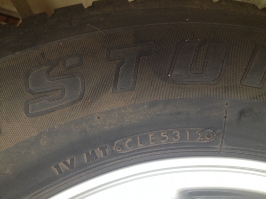 ขายล้อแม็ก ออลนิว อีซูซุ ดีแมค ขอบ 16 พร้อมยาง บริดสโตน 245/70/16 ปี 12