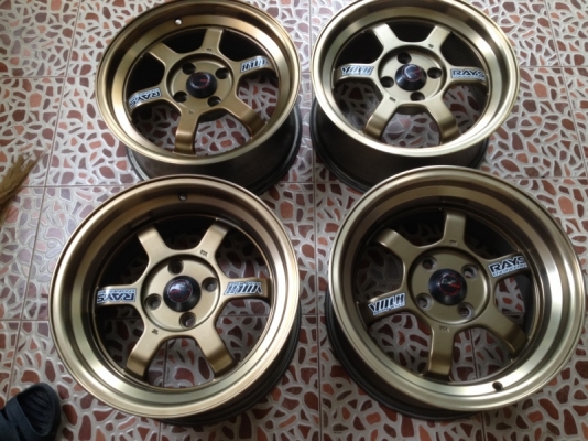 ขายล้อแม็ก TE-37v 15 หน้า 7 หลัง 8 4 รู 100