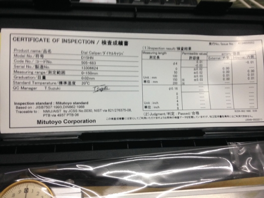 ขายเวอร์เนียเข็ม Dial Caliper MITUTOYO