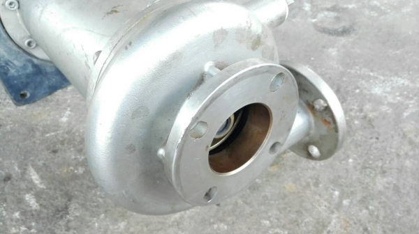 Sale>> ปั้มน้ำหอยโข่งสแตนเลส TECO 3 HP. 380V. 2850 RPM. ใบพัดทองเหลือง สภาพสวยสดใหม่ 089-2499-123(Line)