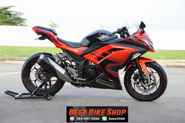ขาย Kawasaki Ninja300 ABS รุ่นปี 2013 สภาพนางฟ้า ทะเบียนพร้อมโอน