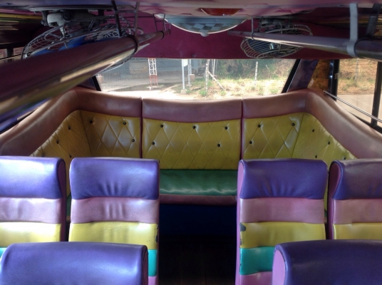 ขายรถบัสพัดลมทรงสามเสา 12 เมตร รับส่งพนักงานพร้อมใช้