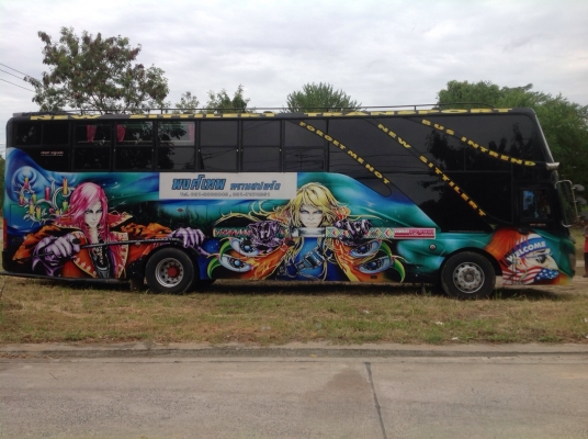 ขายรถบัสพัดลมทรงสามเสา 12 เมตร รับส่งพนักงานพร้อมใช้