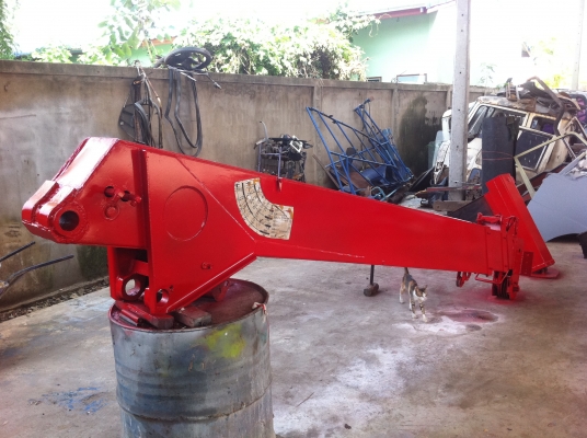 เทรน Tadano 4.5 ตัน 3 ชัก 4 ปลอก ก่อนยกลงเช็คสภาพโดยอู่เทรนที่ได้มาตรฐาน สภาพพร้อมใช้