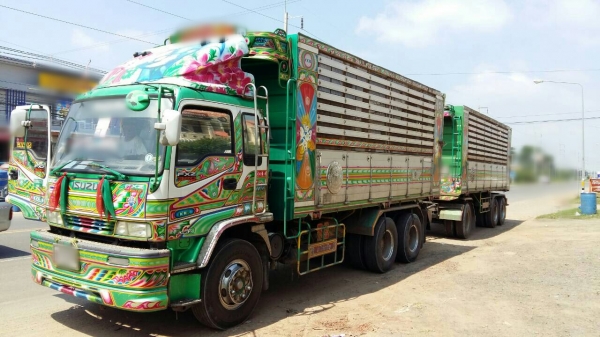 ขายดาวน์รถพ่วง 22 ล้อ แม่.ลูก กระบะเนียมคอกเกษตรดั้ม ISUZU 320 ปี.52 สภาพสวย ราคาย้อมๆ สนใจรีบจองด่วน