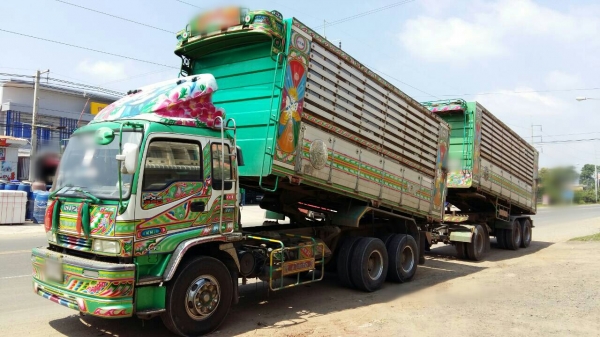 ขายดาวน์รถพ่วง 22 ล้อ แม่.ลูก กระบะเนียมคอกเกษตรดั้ม ISUZU 320 ปี.52 สภาพสวย ราคาย้อมๆ สนใจรีบจองด่วน