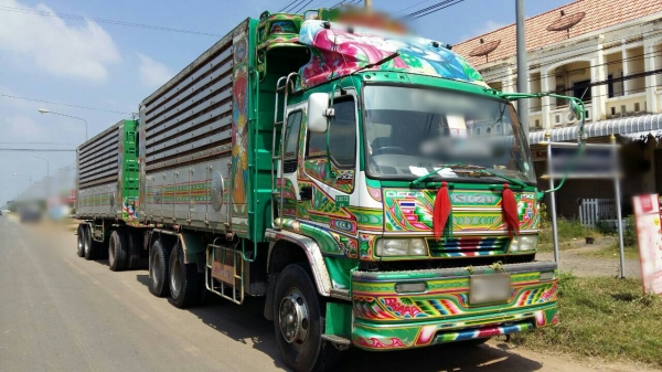 ขายดาวน์รถพ่วง 22 ล้อ แม่.ลูก กระบะเนียมคอกเกษตรดั้ม ISUZU 320 ปี.52 สภาพสวย ราคาย้อมๆ สนใจรีบจองด่วน