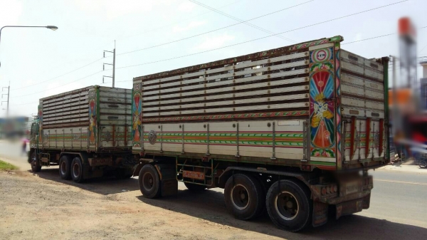 ขายดาวน์รถพ่วง 22 ล้อ แม่.ลูก กระบะเนียมคอกเกษตรดั้ม ISUZU 320 ปี.52 สภาพสวย ราคาย้อมๆ สนใจรีบจองด่วน