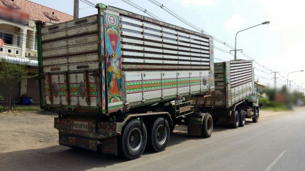 ขายดาวน์รถพ่วง 22 ล้อ แม่.ลูก กระบะเนียมคอกเกษตรดั้ม ISUZU 320 ปี.52 สภาพสวย ราคาย้อมๆ สนใจรีบจองด่วน