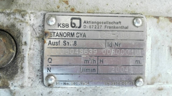 Sale>> ปั้มน้ำหอยโข่ง KSB เข้า 5"- 4" สภาพสวย มี 2 ตัว 089-2499-123(Line)