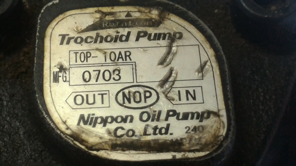 Trochoid Pump พร้อมมอเตอร์ขับให้แรงดันน้ำมันที่สูง เป็นขุดการทำงานขนาดเล็ก