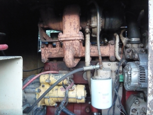 รถบด พร้อมใช้งาน 2 เพลา 2 เปลือก  เครื่องเดิม ปั๊มเดิม