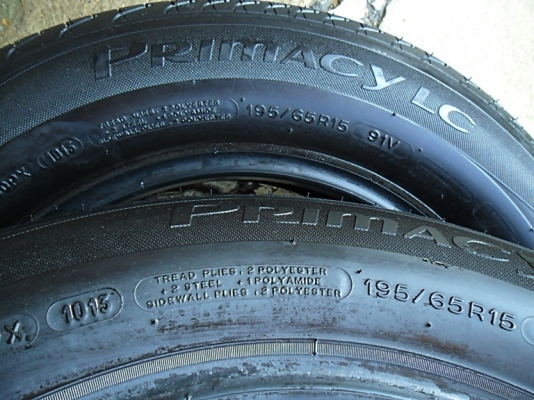 มิชลิน195-65-R15 ลงพื้นปลายปี13(4เส้น 3,800บ)