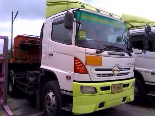 ขายด่วน  รถสิบล้อหัวลาก พร้อมหางพื้นเรียบสามเพลา  HINO  MEGA 320 ปี 49  สภาพดีมาก  พร้อมใช้งาน   เอกสารพร้อม