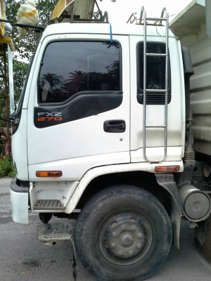 ขายรถบรรทุก 18 ล้อดัมพ์ ISUZU DECA 270 แรงม้าปี 2550 ลูกพ่วงสามมิตร 2 เพลาปี 2555 ราคา 2000000