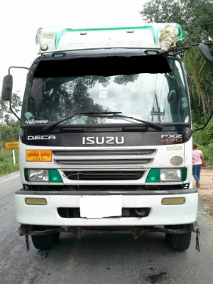 ขายรถบรรทุก 18 ล้อดัมพ์ ISUZU DECA 270 แรงม้าปี 2550 ลูกพ่วงสามมิตร 2 เพลาปี 2555 ราคา 2000000