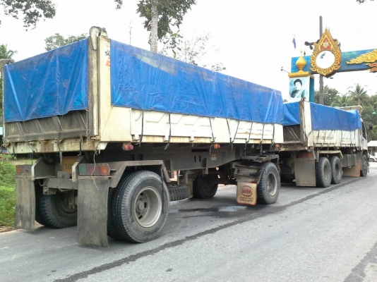 ขายรถบรรทุก 18 ล้อดัมพ์ ISUZU DECA 270 แรงม้าปี 2550 ลูกพ่วงสามมิตร 2 เพลาปี 2555 ราคา 2000000