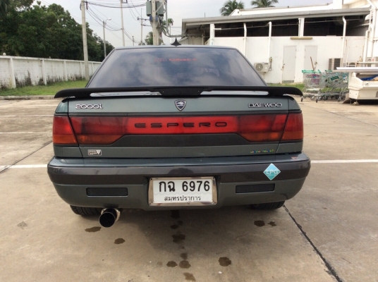 ขายรถ แดวู เอสเปโร่ ปี95 เครื่องหัวฉีด 2.0 เกียร์ธรรมดา ติดแก๊สLPG เพาเวอร์ ไฟฟ้าทั้งคัน ภายในสวยสะอาดครับ เบาะซิ่ง แอร์เย็น วิทยุCD ตัวถังเดิมๆไม่มีชนเลย สีเดิมยังเงาสวย แม็กrail แท้ รถแต่งมานิดหน่อยครับกำลังสวย เครื่องแน่นวิ่งดี ช่วงล่างแน่น รถขับดีครับ